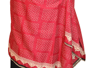 Red Wrap Skirt